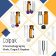 Colpak ND 9 Short Screw Thread Vials 12 x 32mm, 9mm Short Screw Thread Vials, Wide Opening, 12 x 32mm, PP 9mm Micro-Vial, Transparent