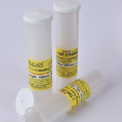 Melting Point Capillary, Length - 100mm One end sealed I.D.(1.00±0.10mm)1.00 , O.D.(1.00±0.10mm)1.50 ,(1 vial with 100 Capillaries)