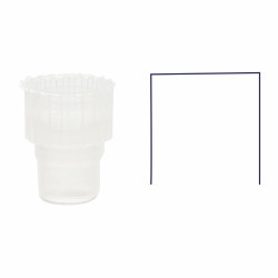 Colpak Shell Vials, 0.8ml Shell Vial Clear Glass, 8.2 x 30mm, (Without PE Plug)