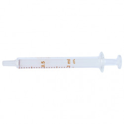 Truth Interchangeable Glass Syringe Glass Tip 1ml, (Pack of 1)