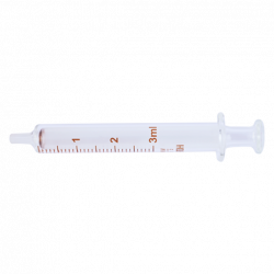 Truth Interchangeable Glass Syringe Center all Glass Tip (CT) 3ml, (Pack of 1)