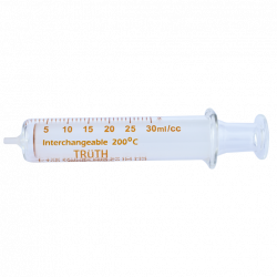 TRUTH Interchangeable Glass Syringe Glass Tip (CT) 30ml, (Pack of 1)